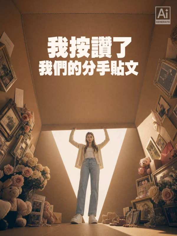 我按讚了我們的分手貼文